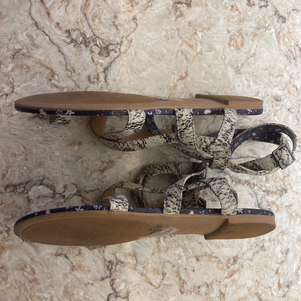 Cabi Athena Python Sandals Size 7 - image 3